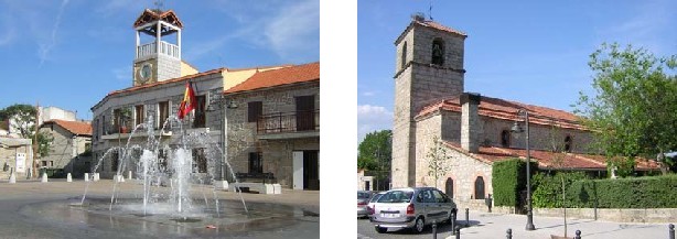 Ayuntamiento e Iglesia de San Miguel Arcngel de Moralzarzal